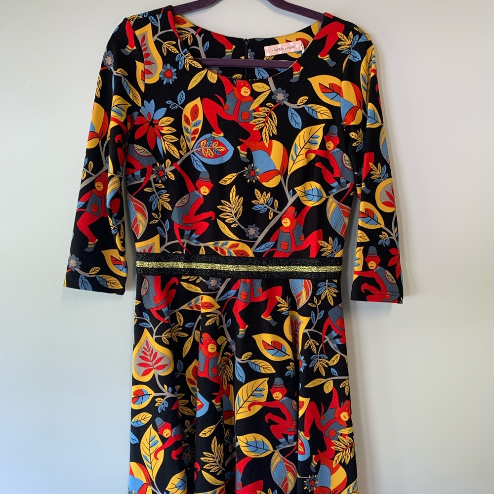 Traffic People Fit an Flare Monkey Dress